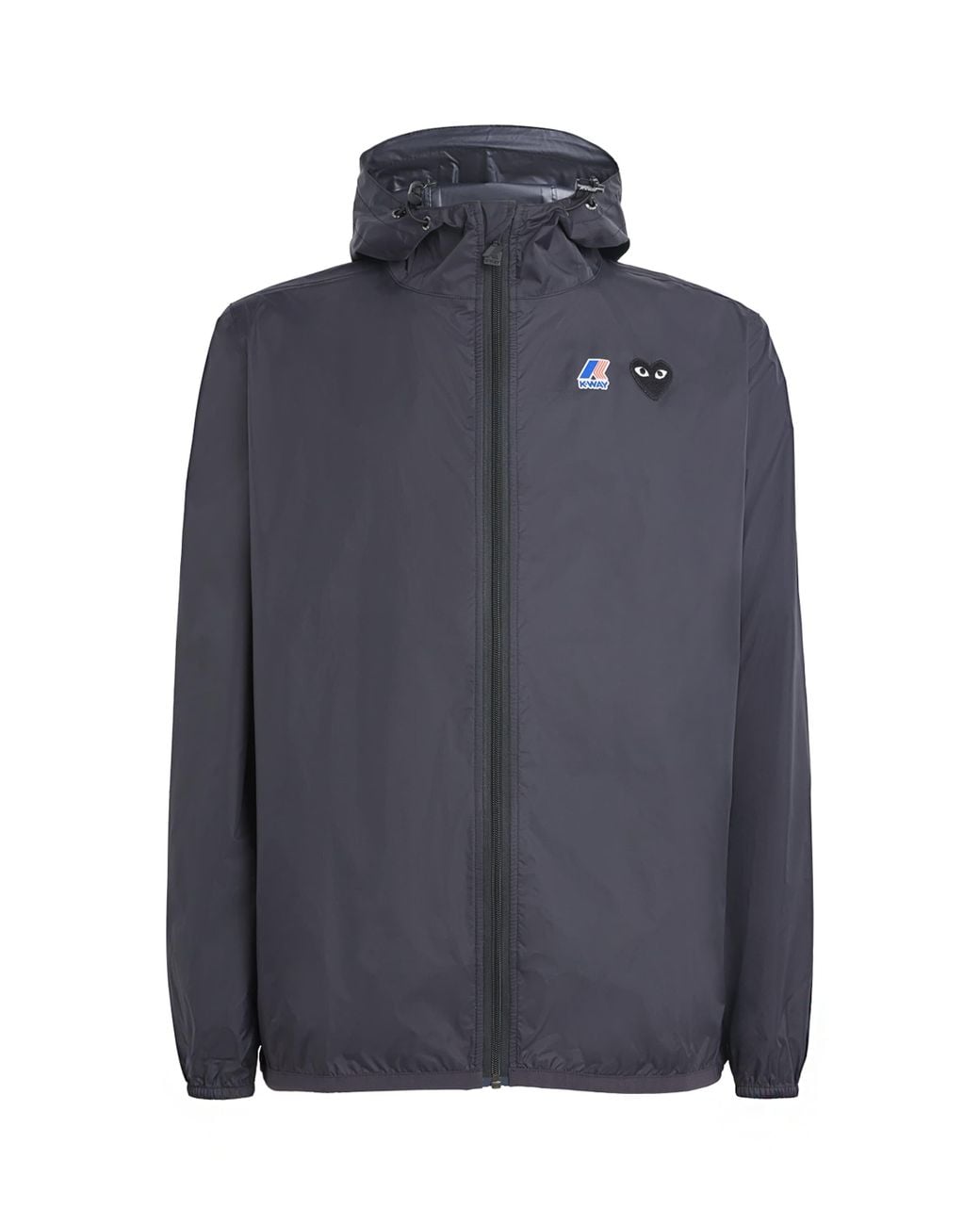 COMME DES GARÇONS PLAY Blue X K-Way Nylon Water-Resistant Jacket for men