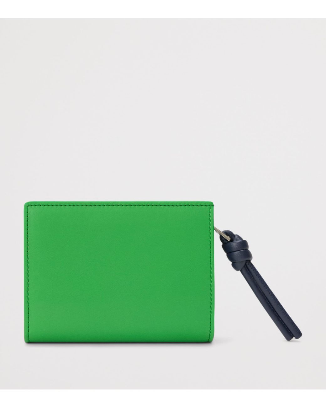 Loewe Green Leather Knot Wallet