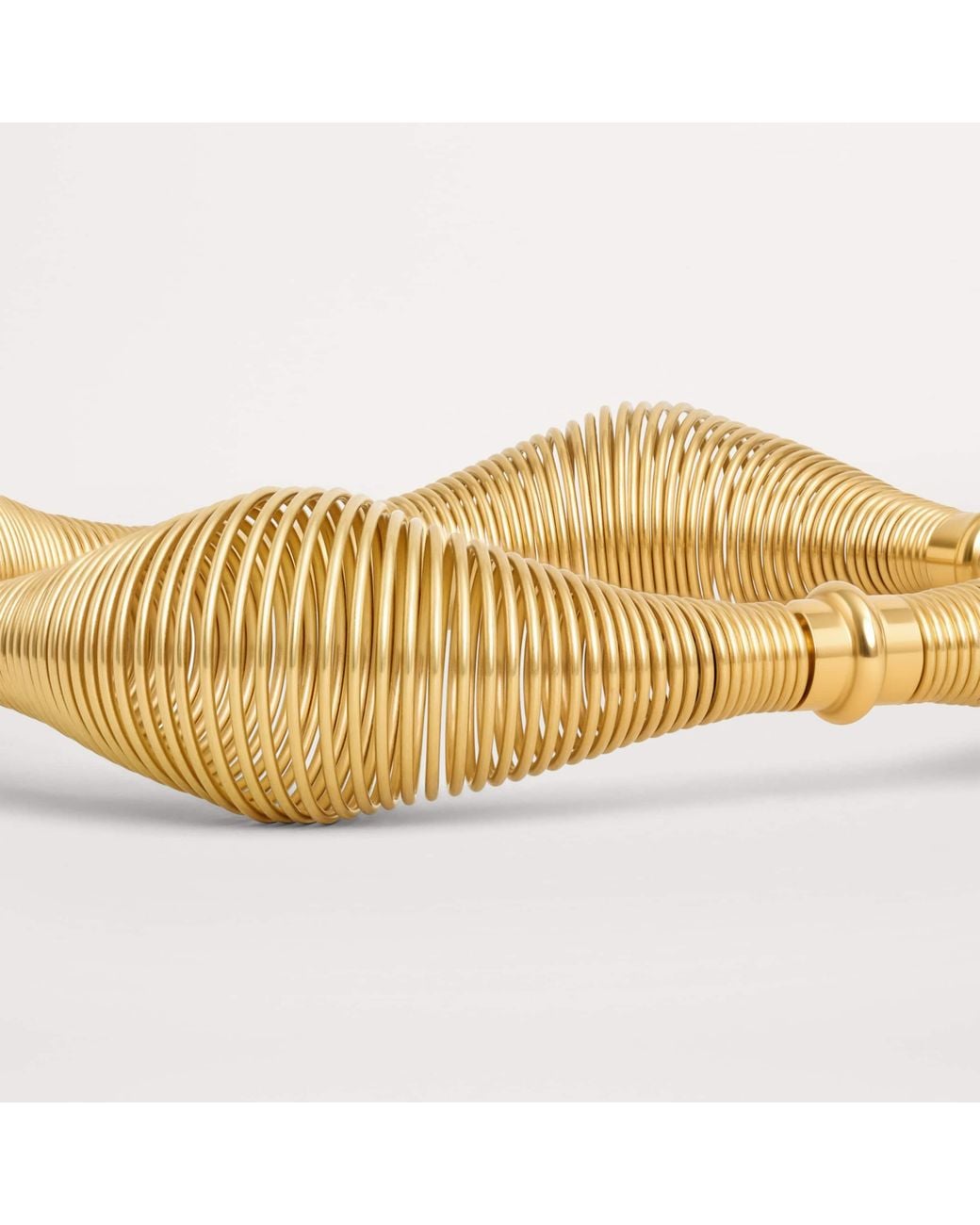 Alaïa Metallic Spiral Necklace