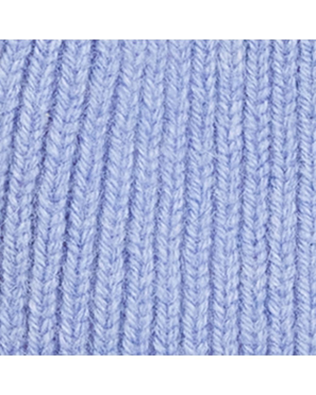 Le Bonnet Blue Ribbed Classic Beanie for men