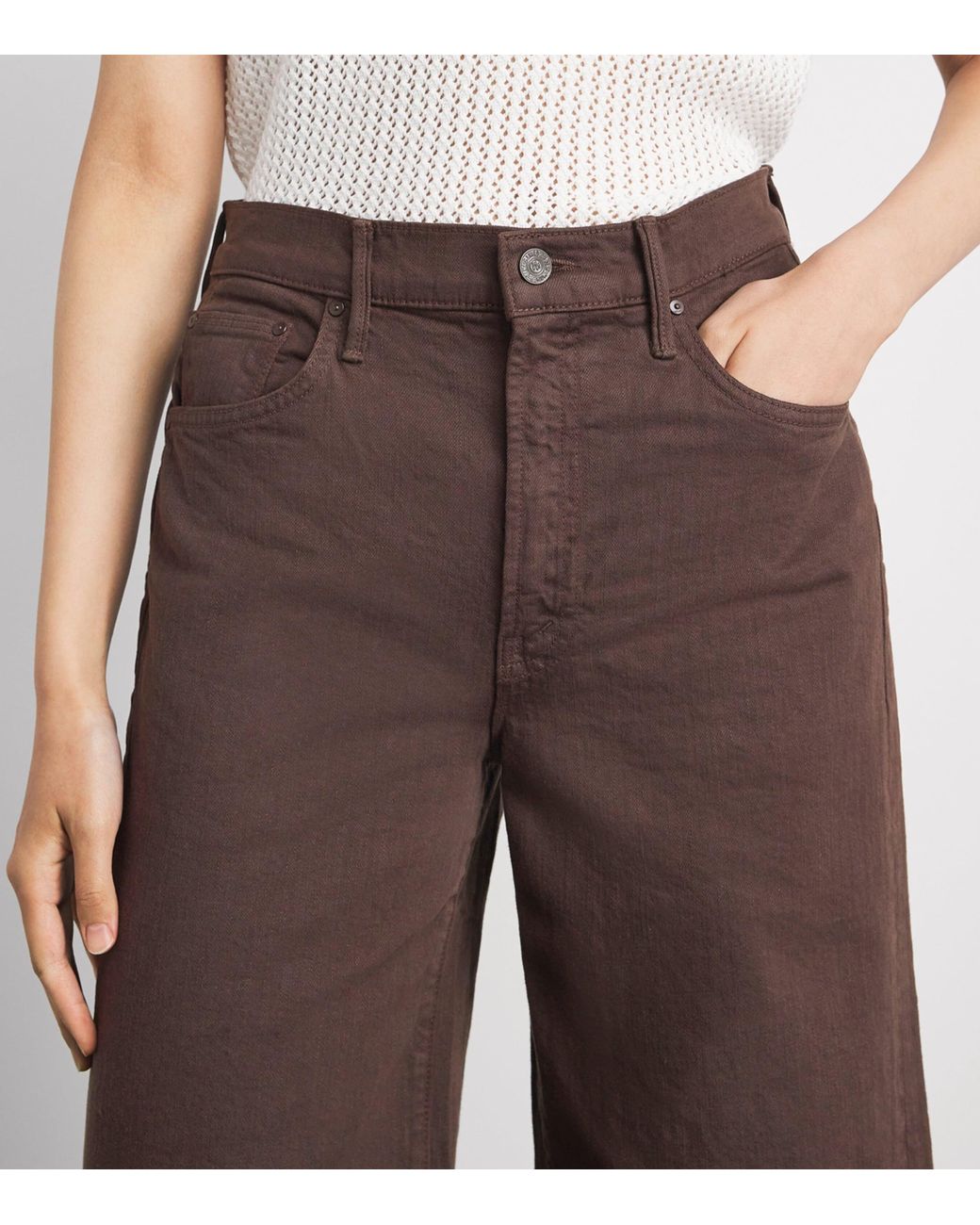 Mother Brown The Undercover Sneak Jeans