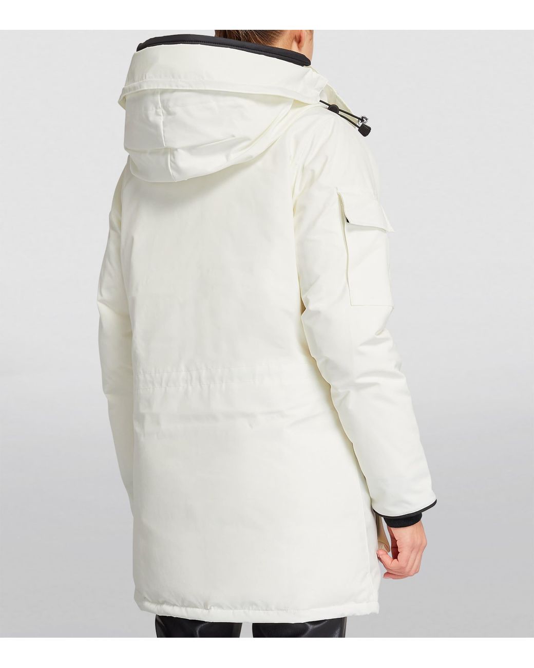 Canada Goose White Expedition Hooded Arctic-Tech Parka, Parka, Coat