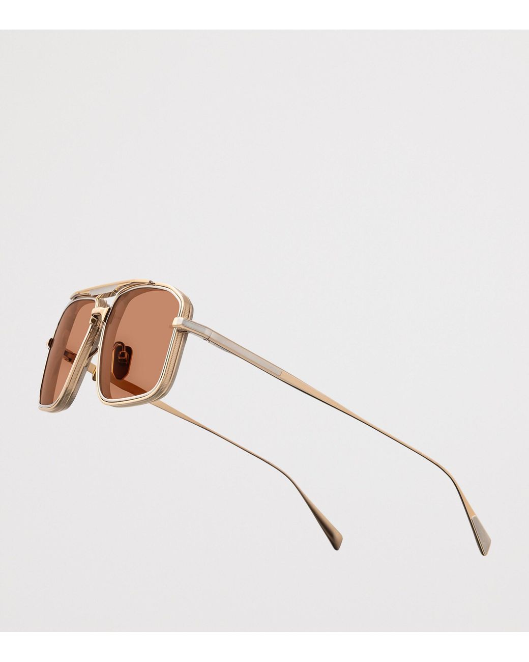 Jacques Marie Mage Pink Titanium Earl Aviator Sunglasses