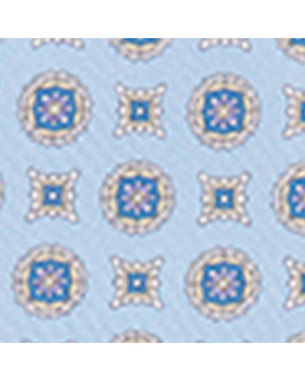 Eton of Sweden Blue Silk Medallion Tie for men