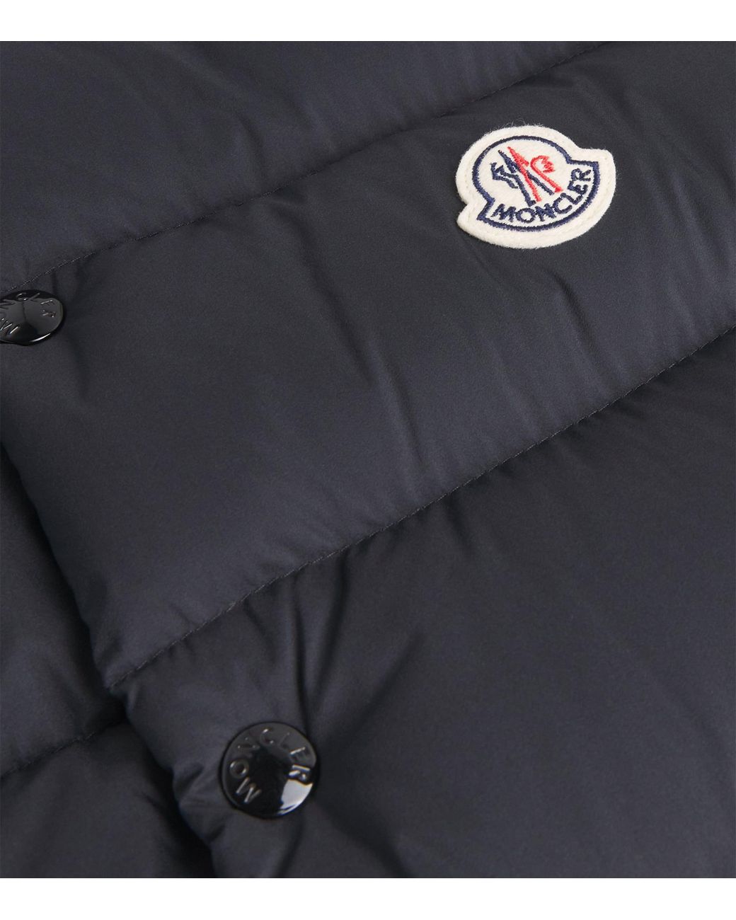 Moncler Blue Down Tibb Padded Gilet for men