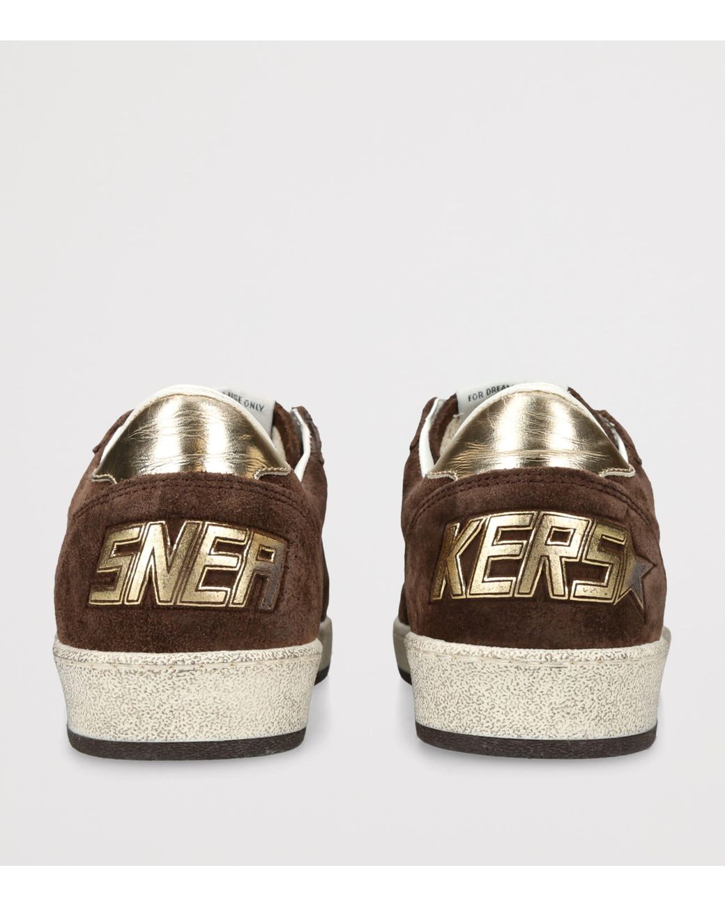 Golden Goose Deluxe Brand Brown Suede Ball Star Sneakers