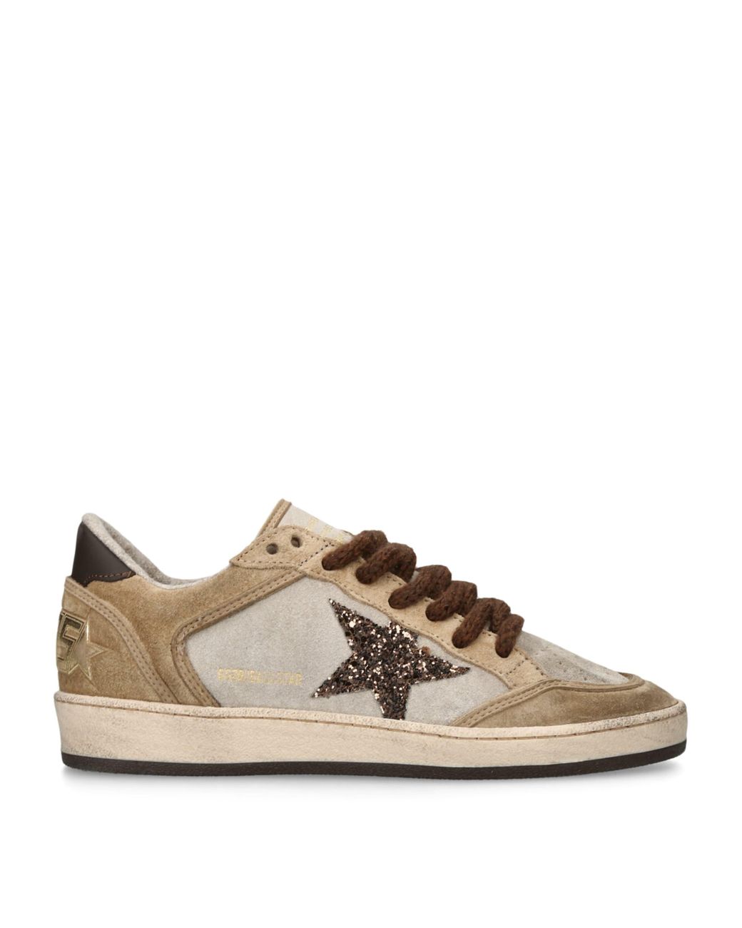 Golden Goose Deluxe Brand Brown Suede Ball Star Sneakers