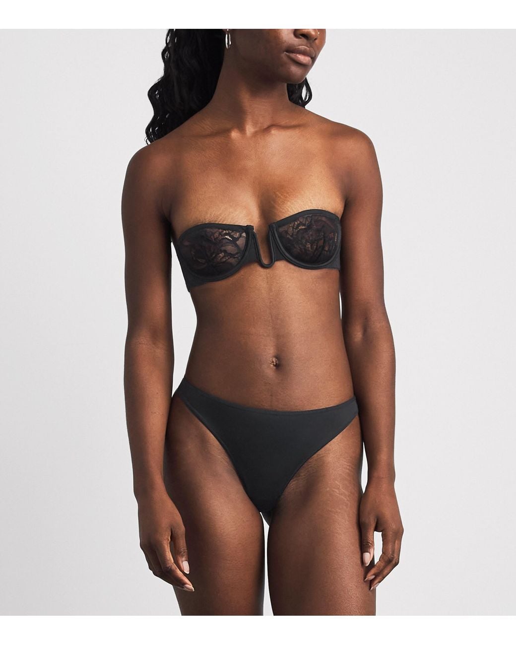 Wolford Black Lace Multiway Strapless Bra