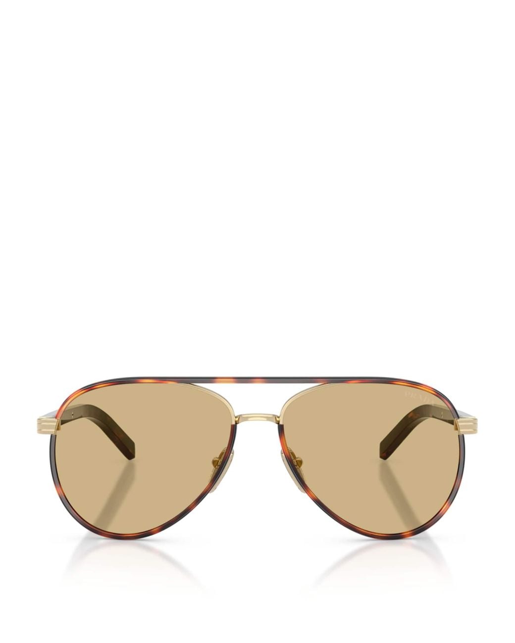 Prada Natural B57S Pilot Sunglasses