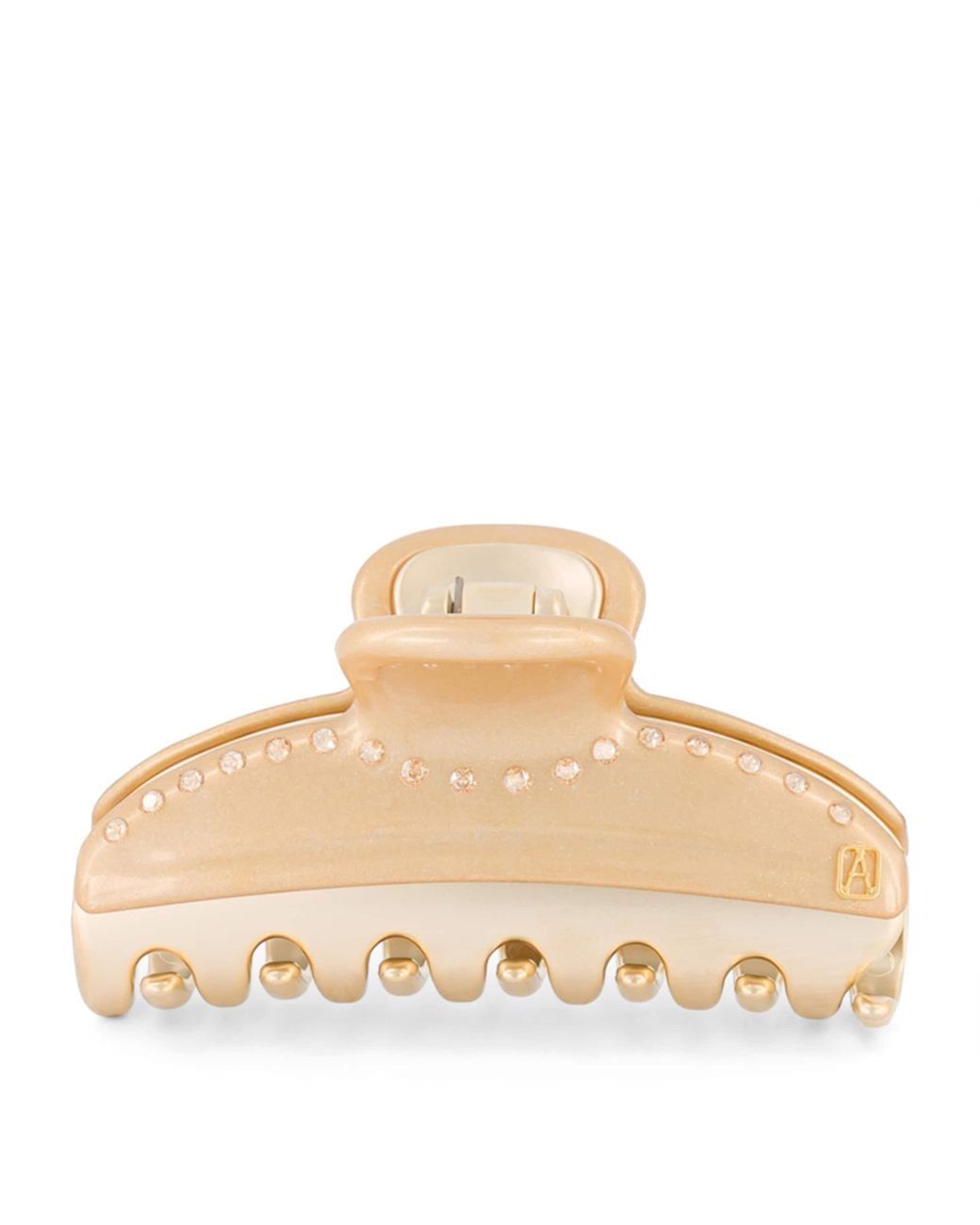 Alexandre De Paris Natural Plated Claw Hair Clip