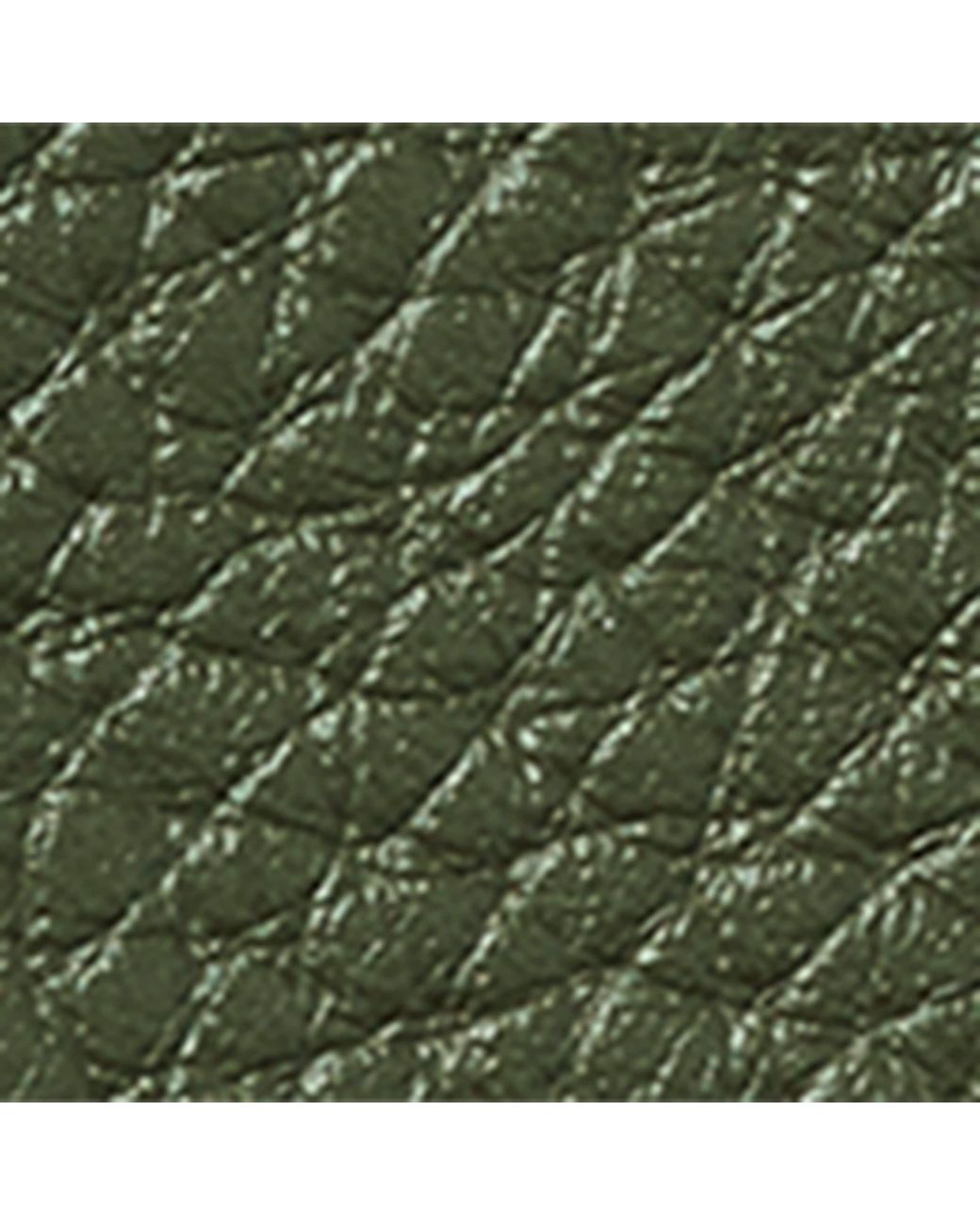 Aspinal Green Leather Passport Cover for men
