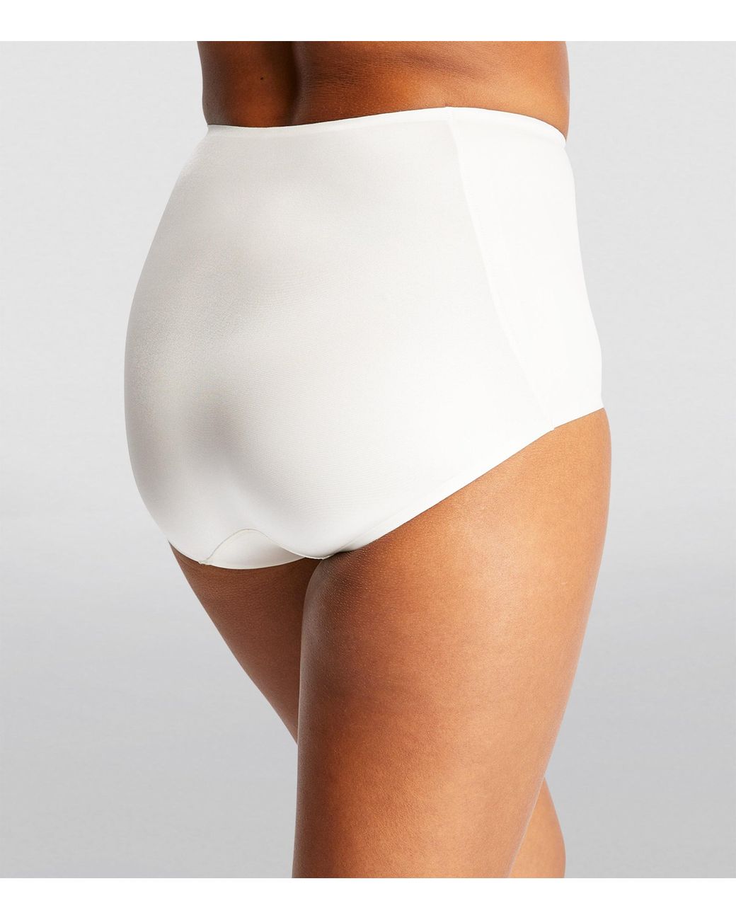 Spanx White Satin Shaping Briefs