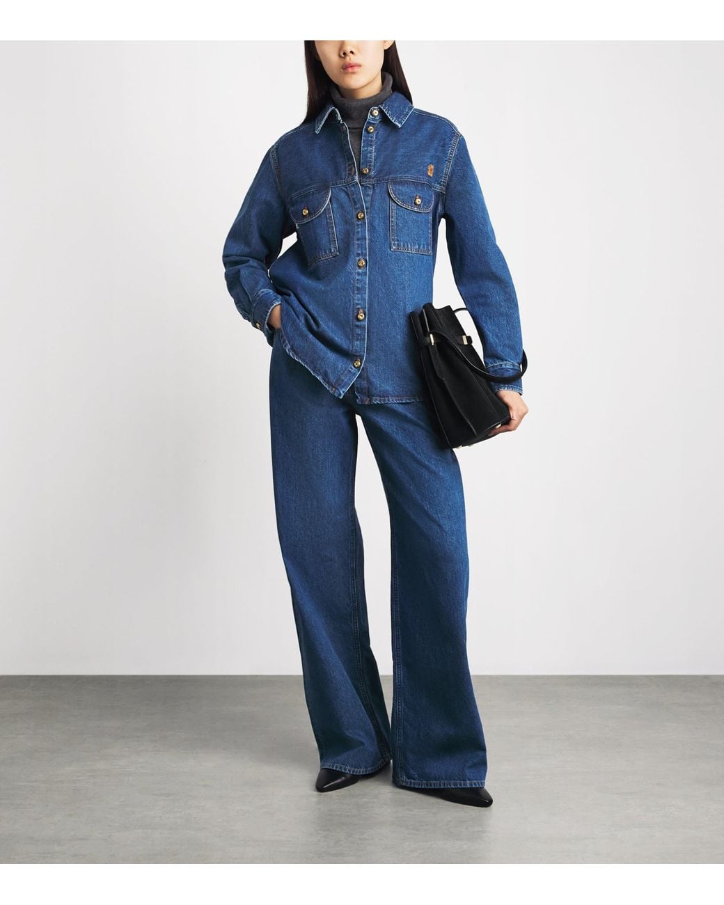 Blazé Milano Blue Nariida Berber Denim Shirt