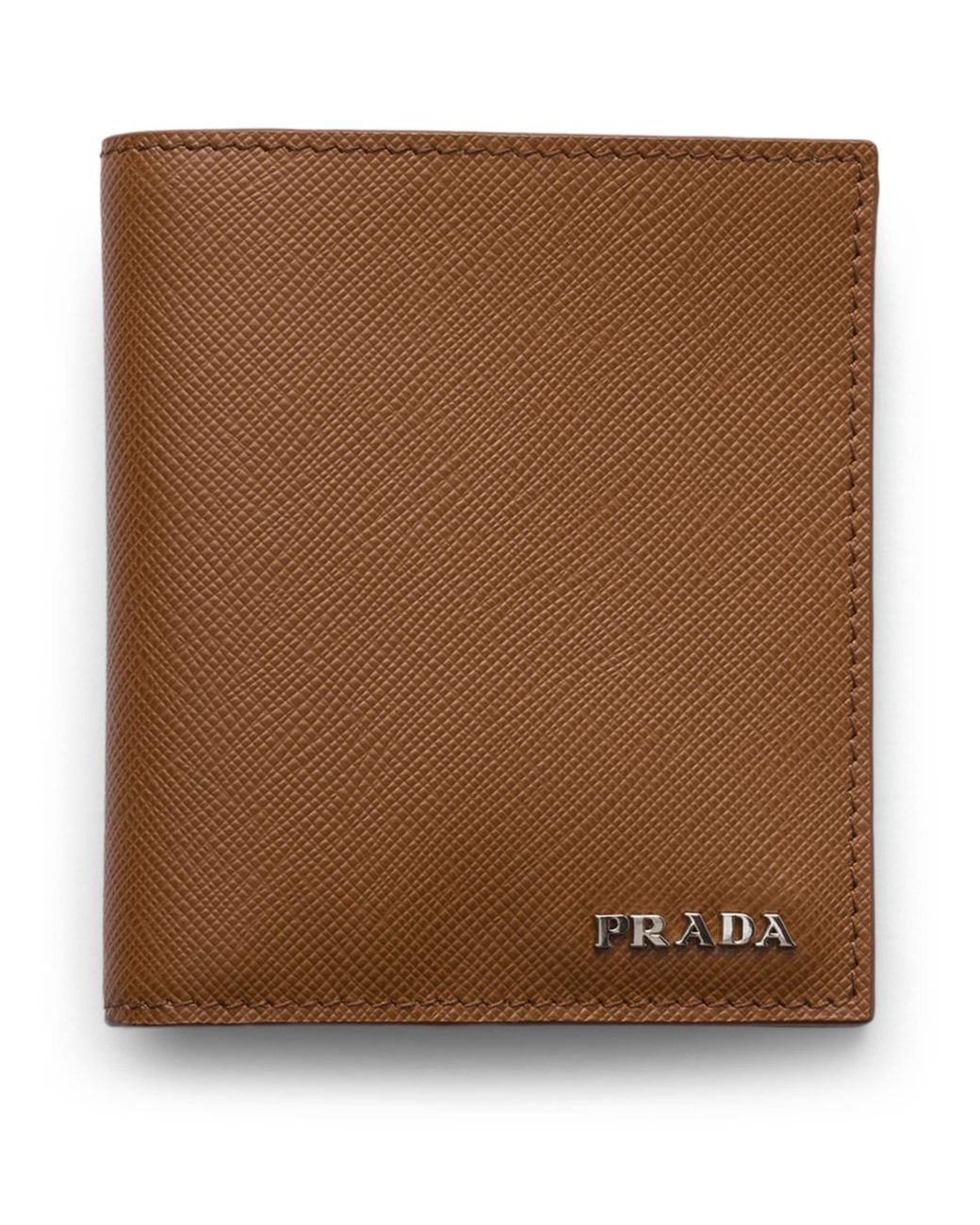 Prada Brown Saffiano Leather Wallet for men