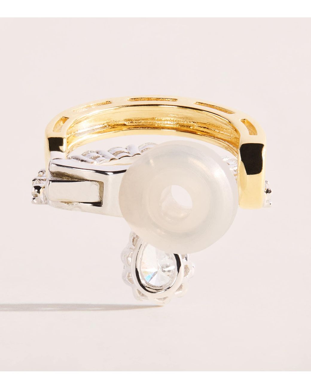 YEPREM Natural Mixed And Diamond Whisper Ear Cuff