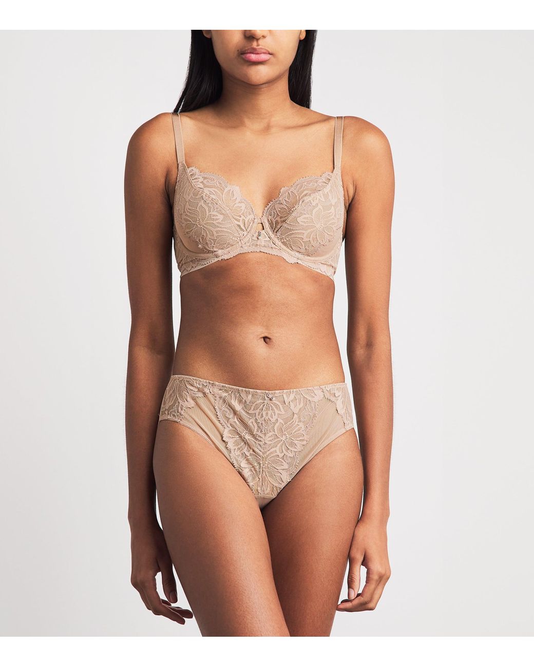Wacoal Natural Lace-Trim Abéllia Briefs