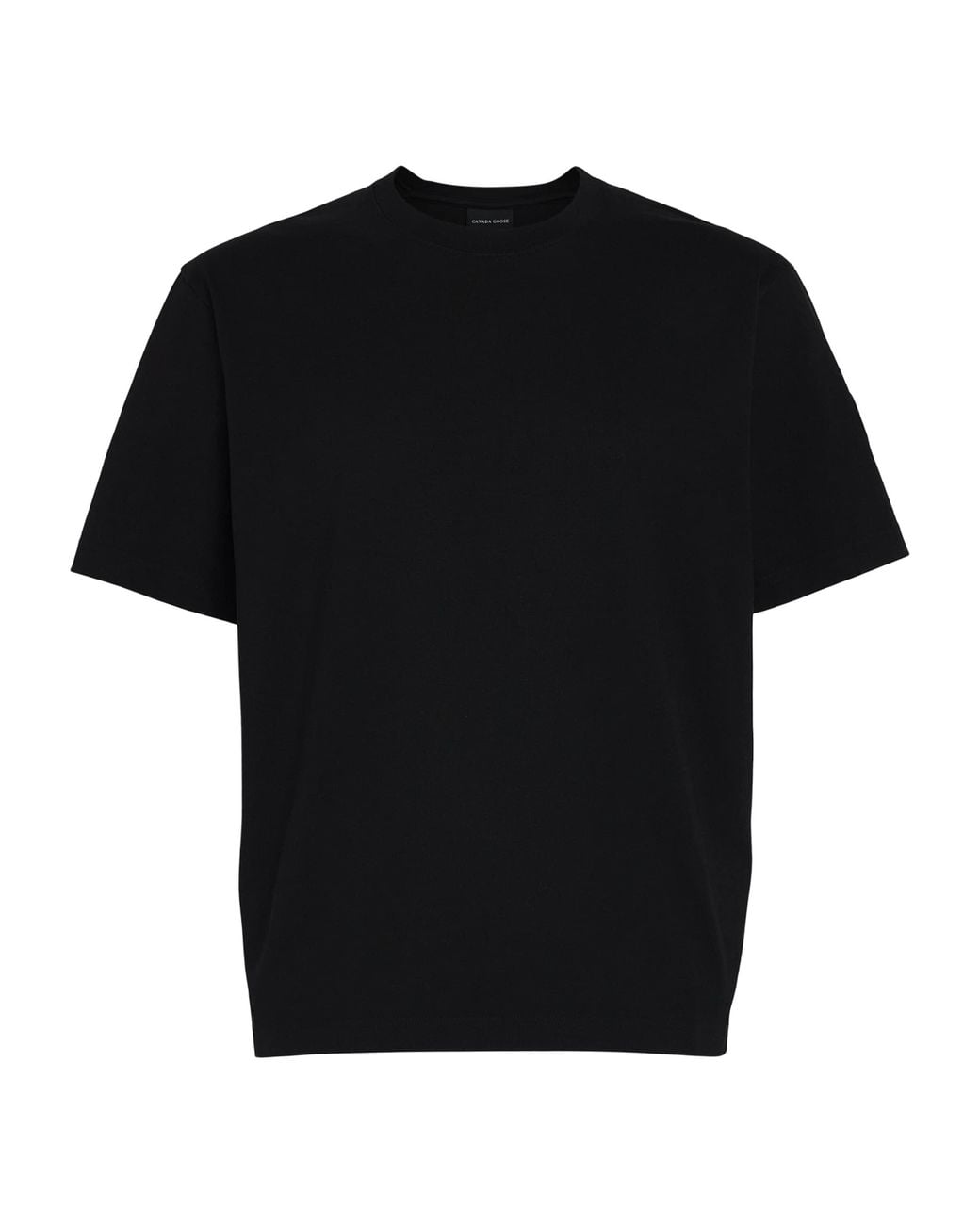 Canada Goose Black Organic Cotton Novo T-Shirt for men