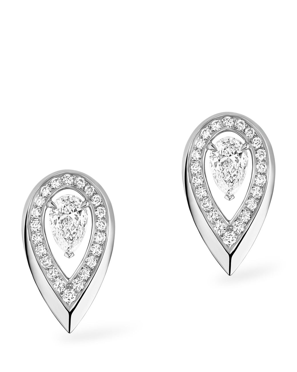 Messika Metallic Fiery And Diamond Stud Earrings