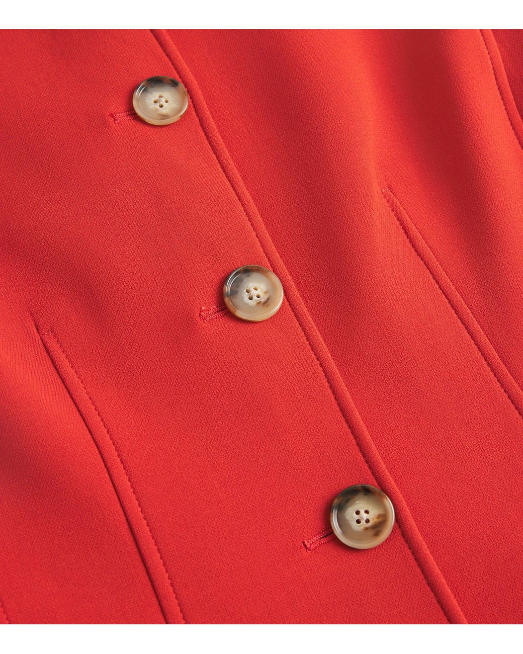 Veronica Beard Red Jessup Vest