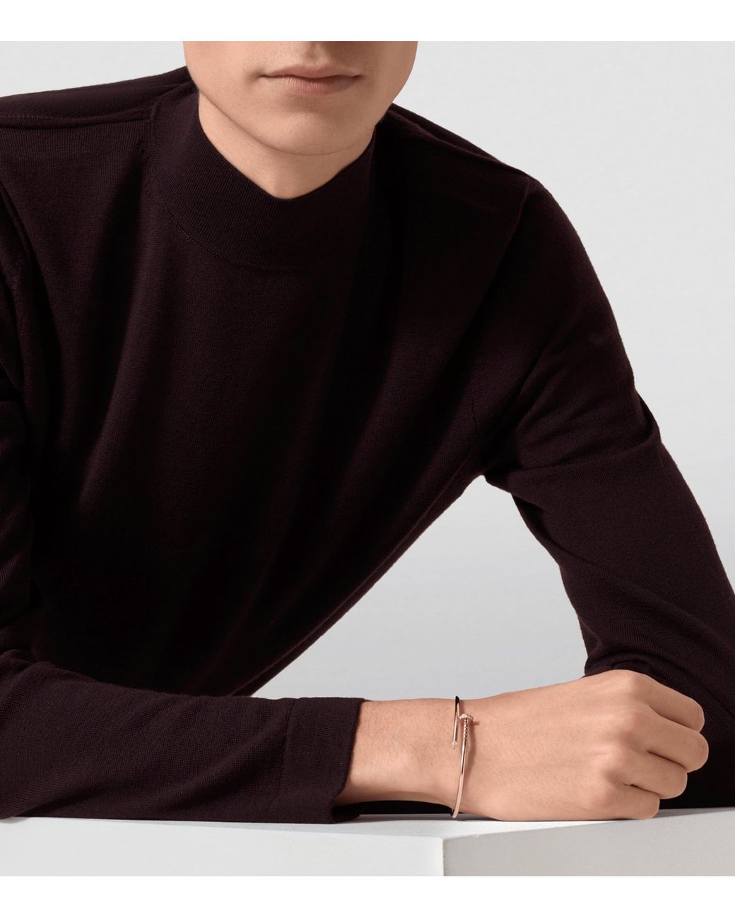 Cartier Metallic Small And Diamond Juste Un Clou Bracelet
