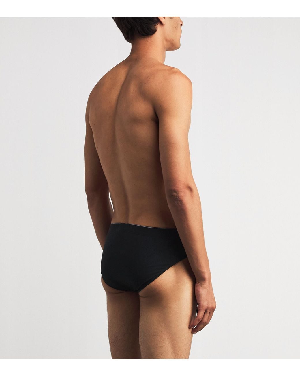 Hanro Black Cotton Superior Briefs for men