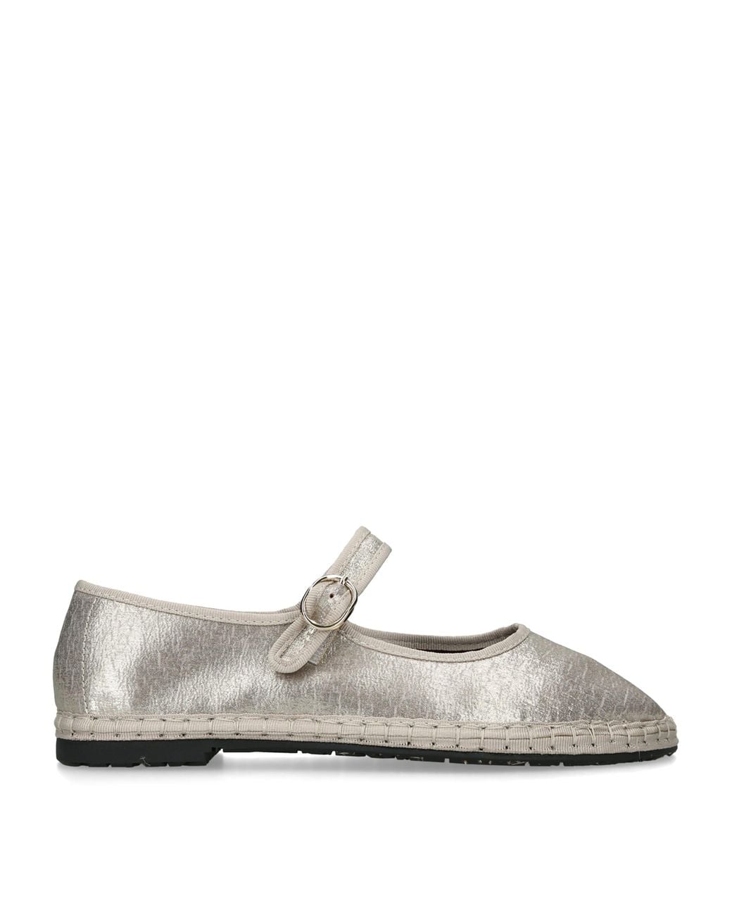 Flabelus White Flor Mary Jane Flats