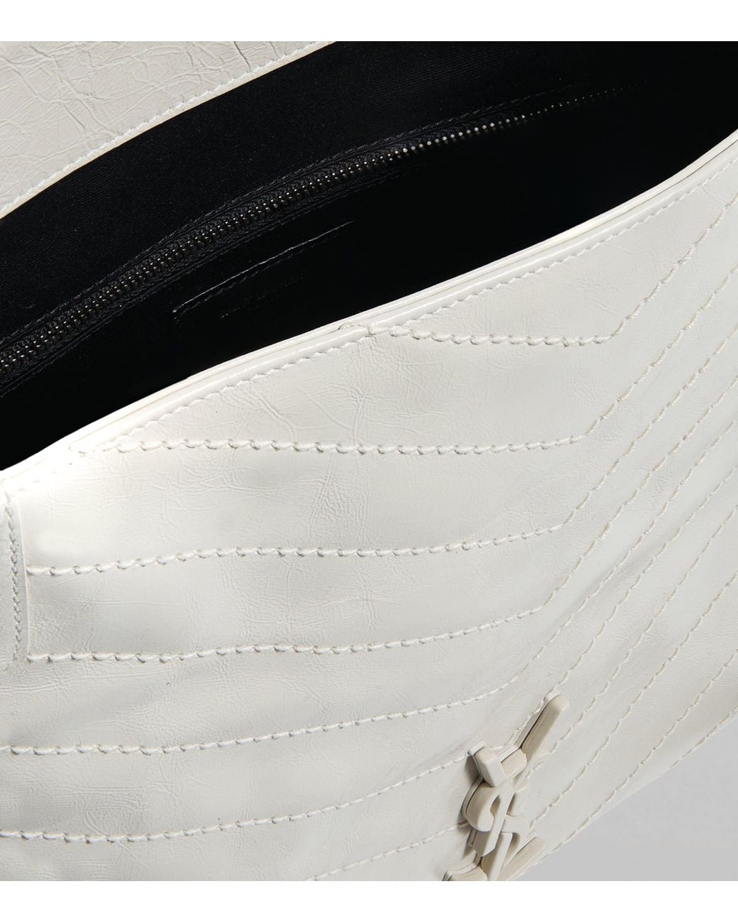 Saint Laurent White Medium Niki Shopping Bag