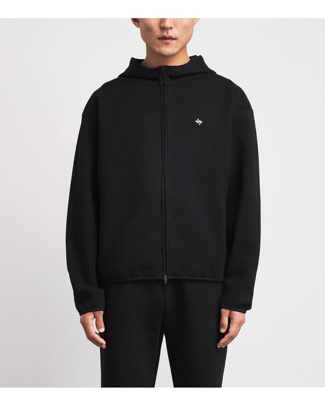 REPRESENT 247 Black 247 Numbers Zip-Up Hoodie for men