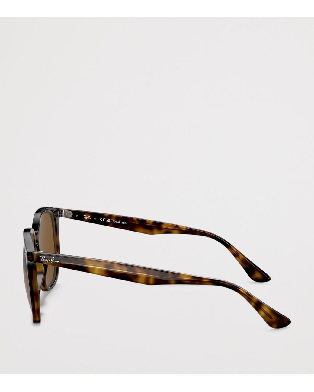 Ray-Ban Brown Tortoiseshell Irregular Sunglasses