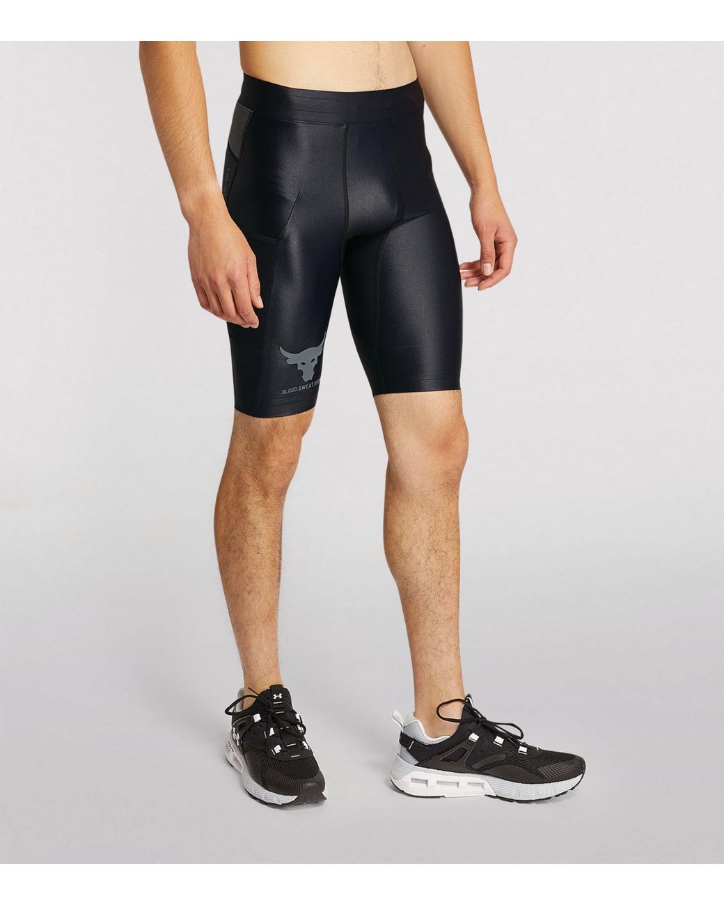  Under Armour Men's Project Rock Compression Shorts SM Black :  Clothing, Shoes & Jewelry