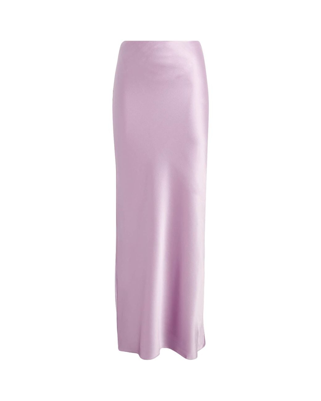Cult Gaia Purple Silk Chantel Maxi Skirt