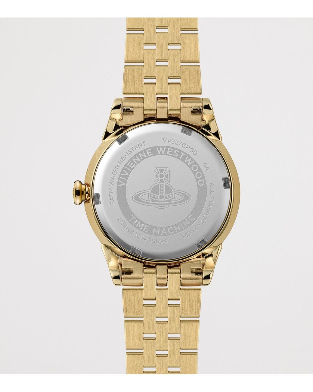 Vivienne Westwood Metallic Stainless Steel Little Wallace Watch