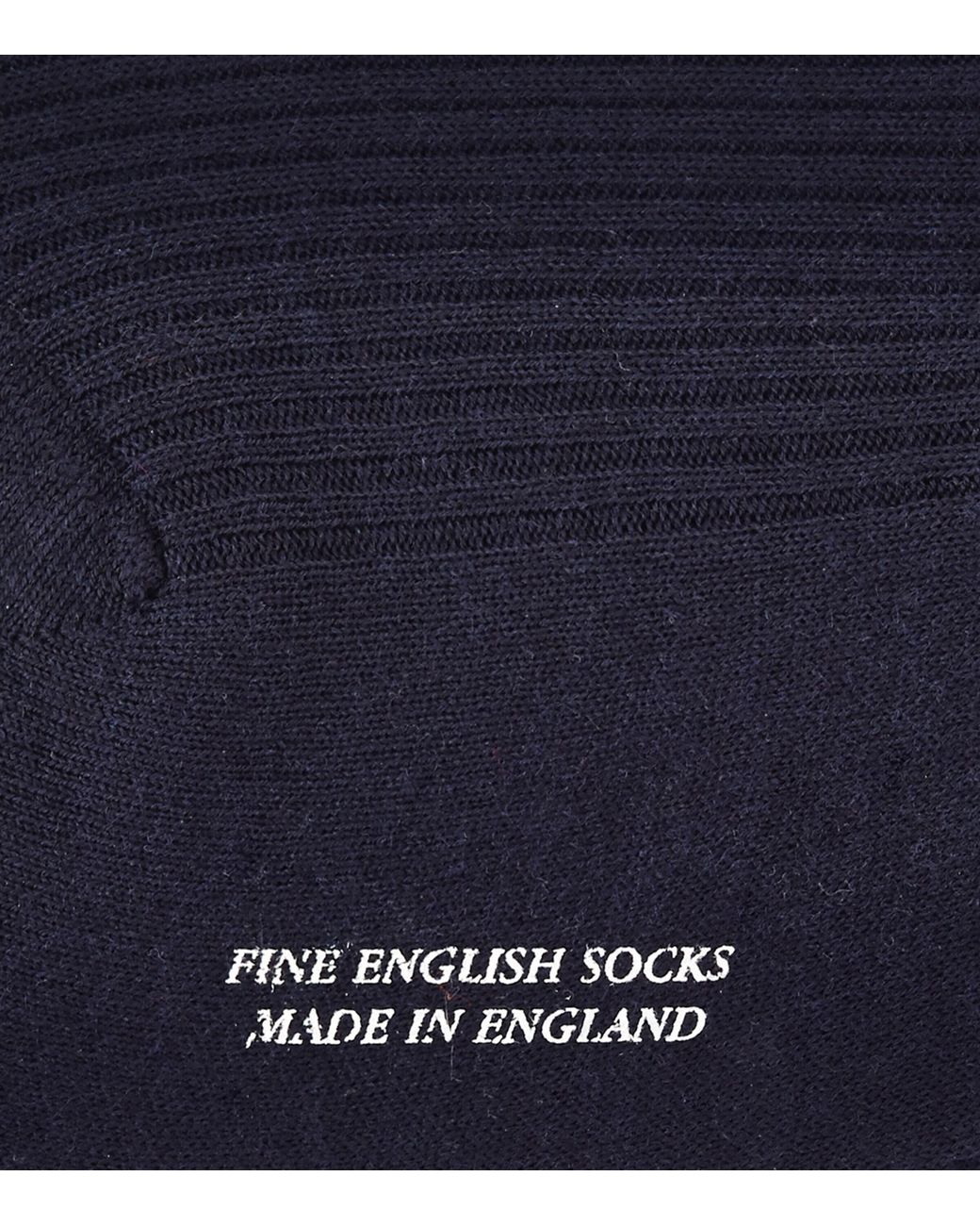 Pantherella Blue Ribbed Socks for men