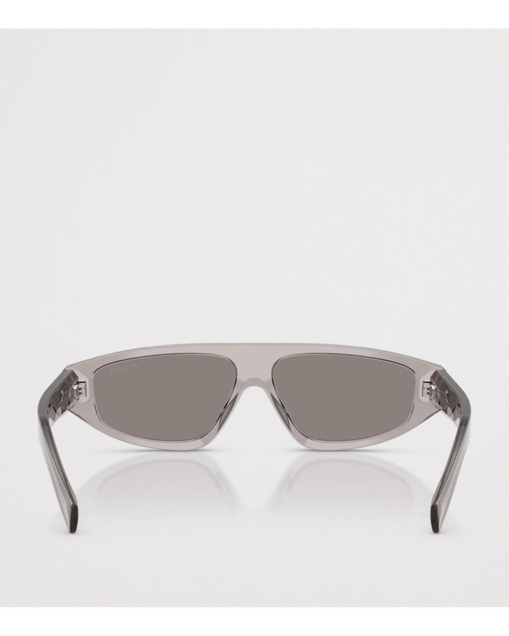 Prada Gray Pr C02S Irregular Sunglasses for men