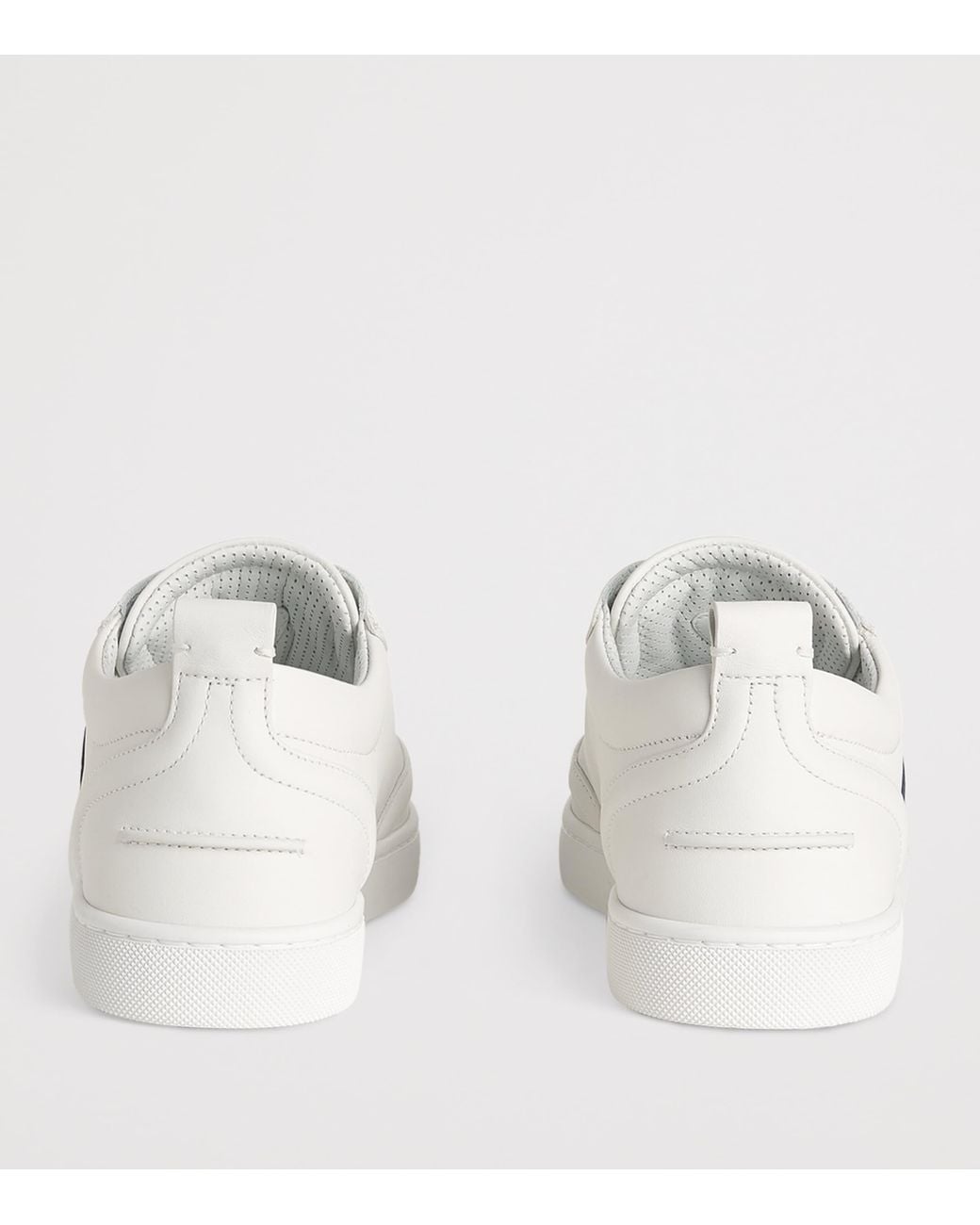 Christian Louboutin White Retero Leather Low-Top Sneakers for men