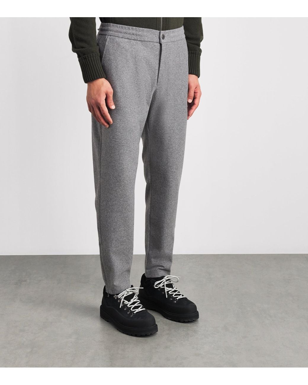 Bogner Gray Flannel Boris Trousers for men