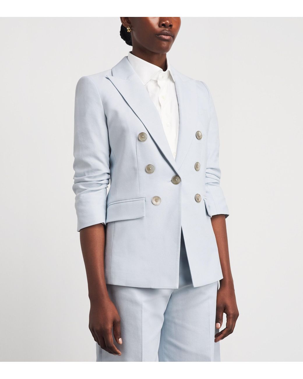 Veronica Beard Blue Tomi Dickey Blazer