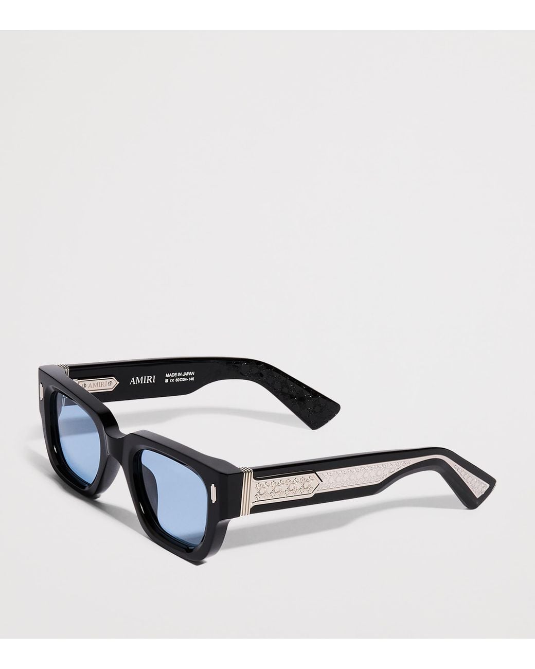 Amiri Black Venice Exposed Sunglasses for men