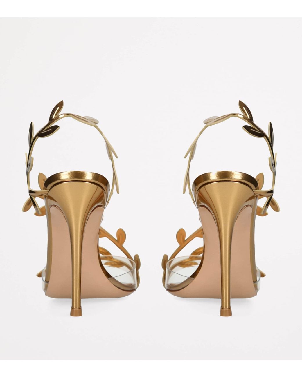 Gianvito Rossi Metallic Flavia Sandals 105