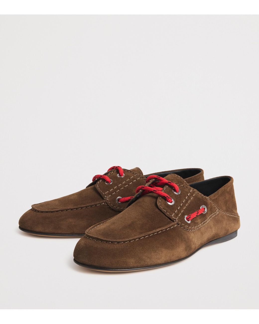 Sandro Brown Suede Boat Shoes