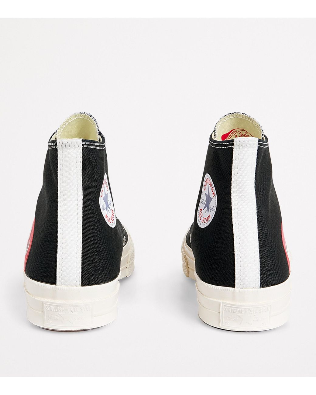 COMME DES GARÇONS PLAY Black X Converse Heart Chuck Taylor All Star '70 High-Top Sneakers for men