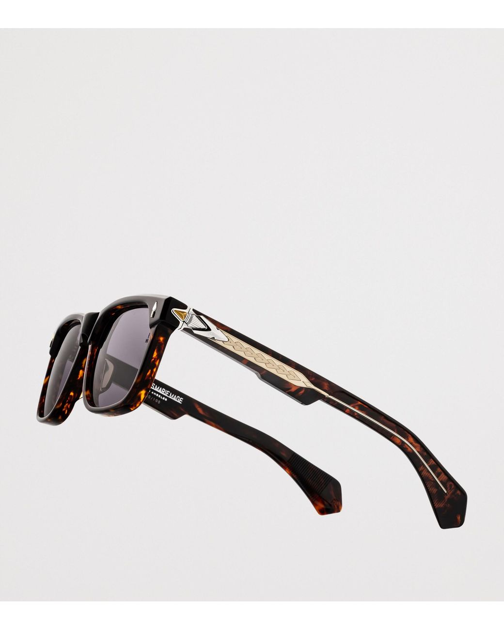 Jacques Marie Mage Black Bearcreek Square Sunglasses for men