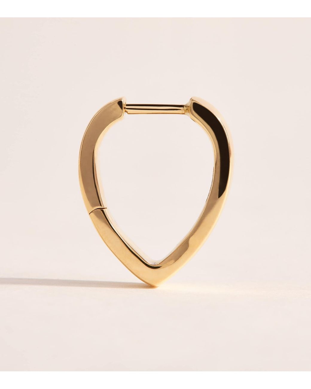 Anita Ko Natural Lotus Hoop Earrings