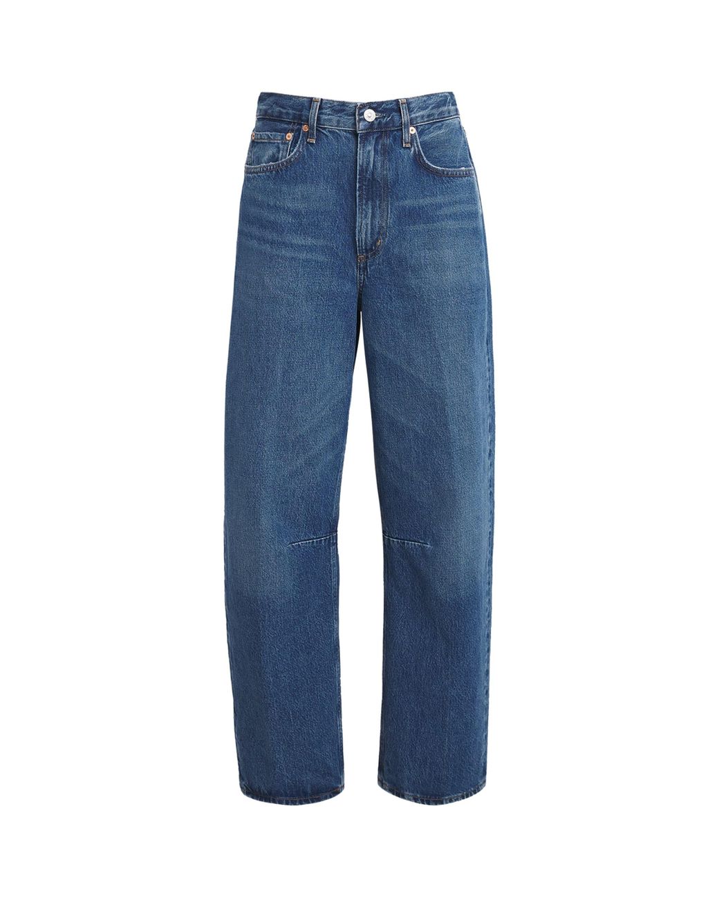 Citizens of Humanity Blue Miro Barrel-Leg Relaxed Jeans