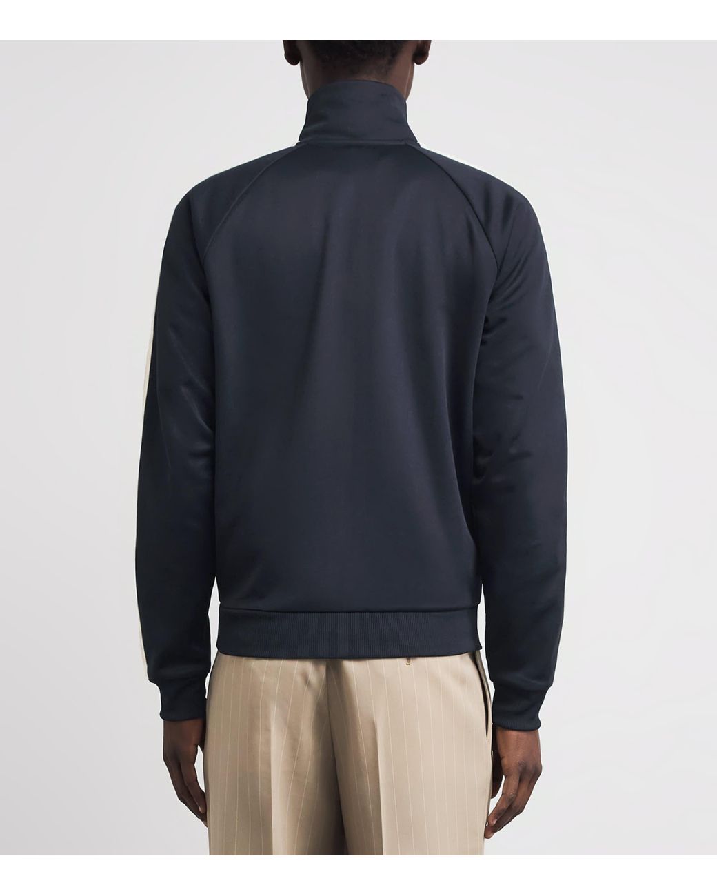 Fred Perry Blue Embroidered Taped Track Jacket