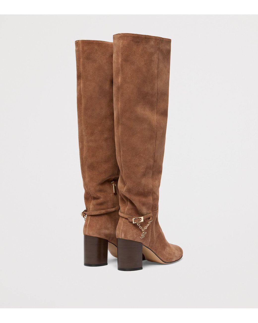 Marina Rinaldi Brown Suede Knee-High Boots 80