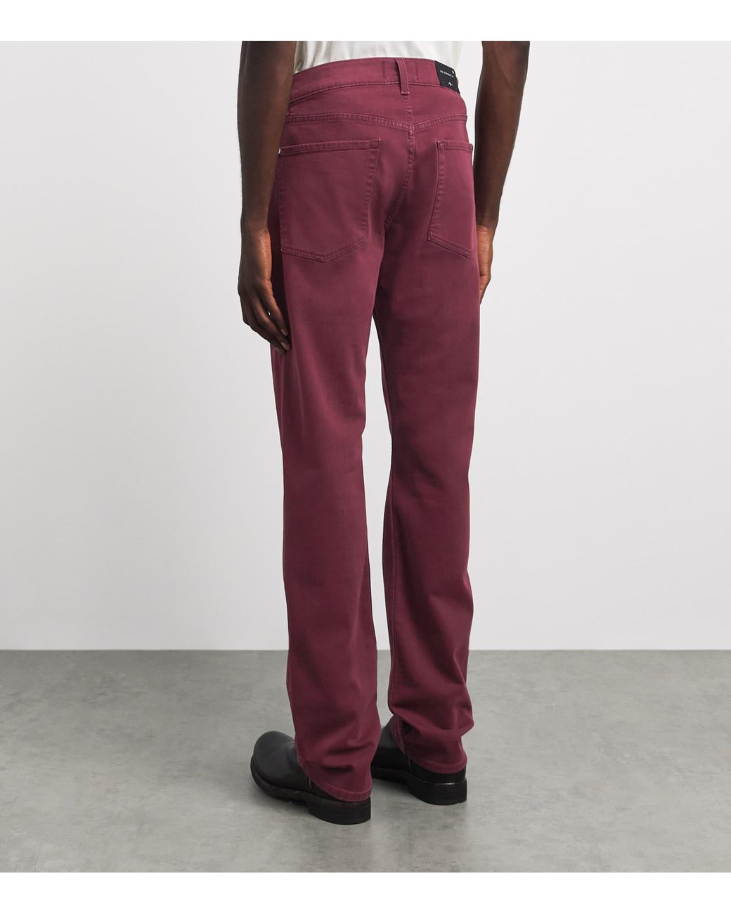 7 For All Mankind Red The Straight Jeans for men