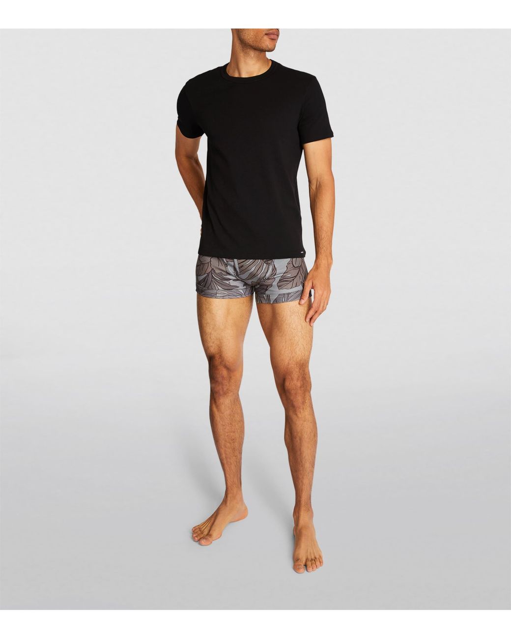 Tom Ford Black Stretch-Cotton T-Shirt for men