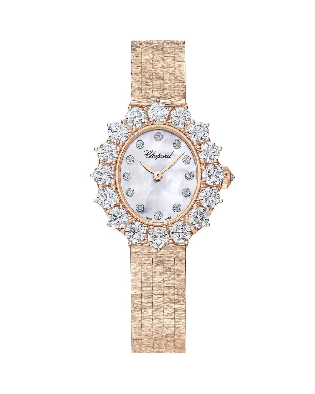Chopard White And Diamond L'Heure Du Diamant Watch