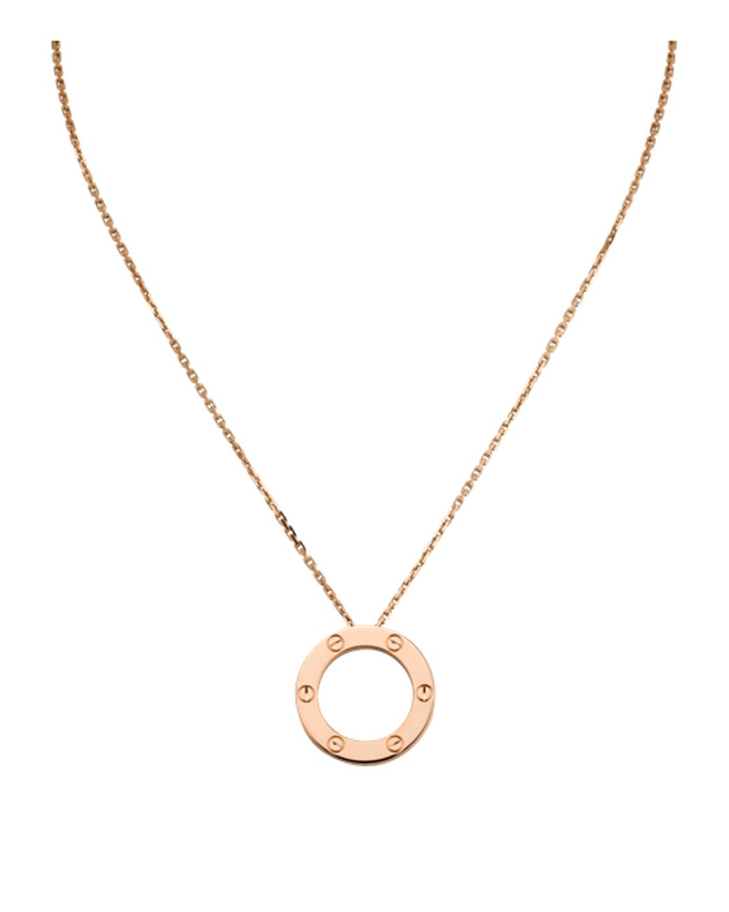 Cartier Metallic Love Necklace